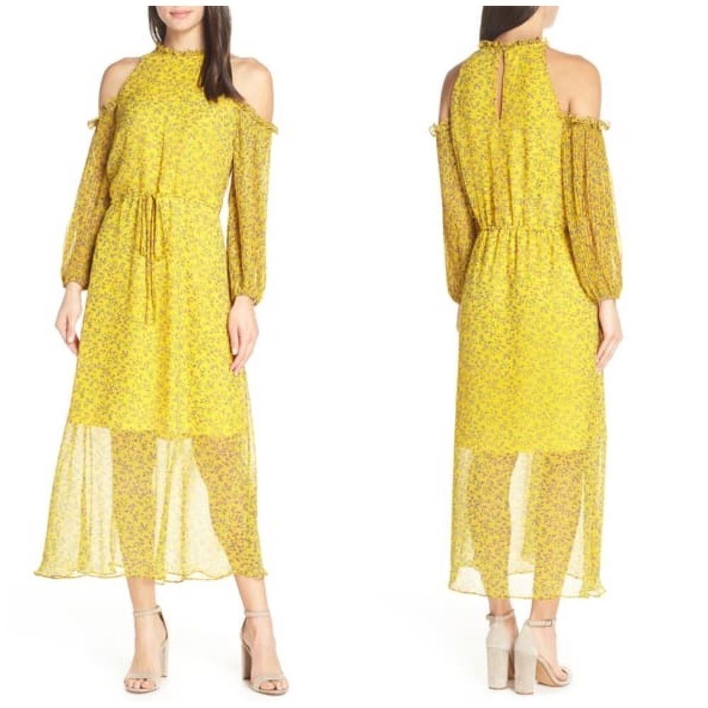 Gorgeous Sam Edelman Cold Shoulder Maxi Dress